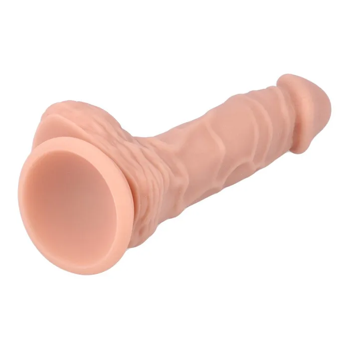 Virgite Female Sex Toys Virgite R23 Realistic doublelayer silicone dildo with testicles