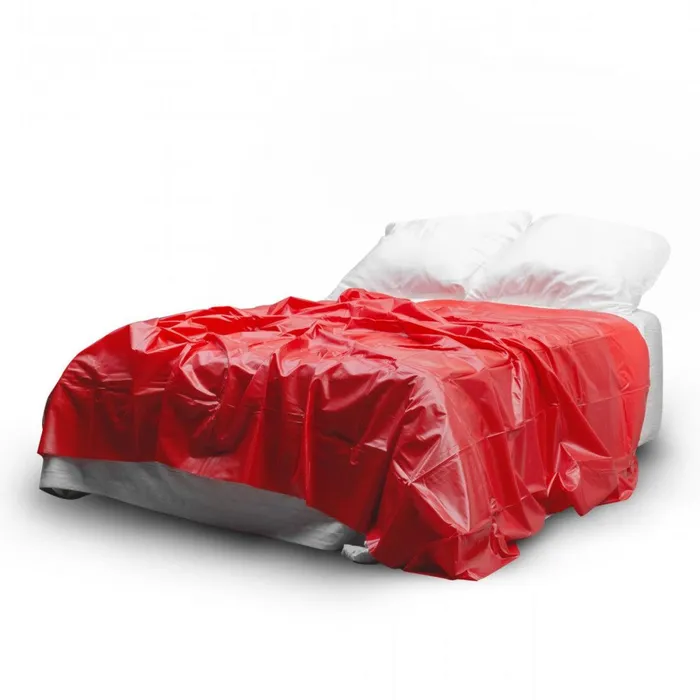 Wet Games Red Vinyl Sex Bed Sheet Joy Division Vibrators