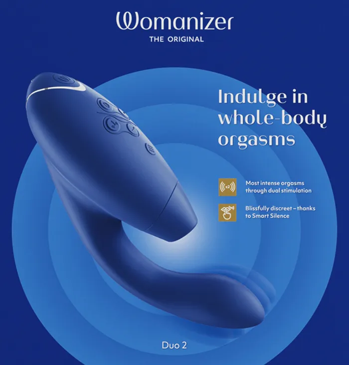 Womanizer Vibrators Womanizer Duo 2 Blueberry