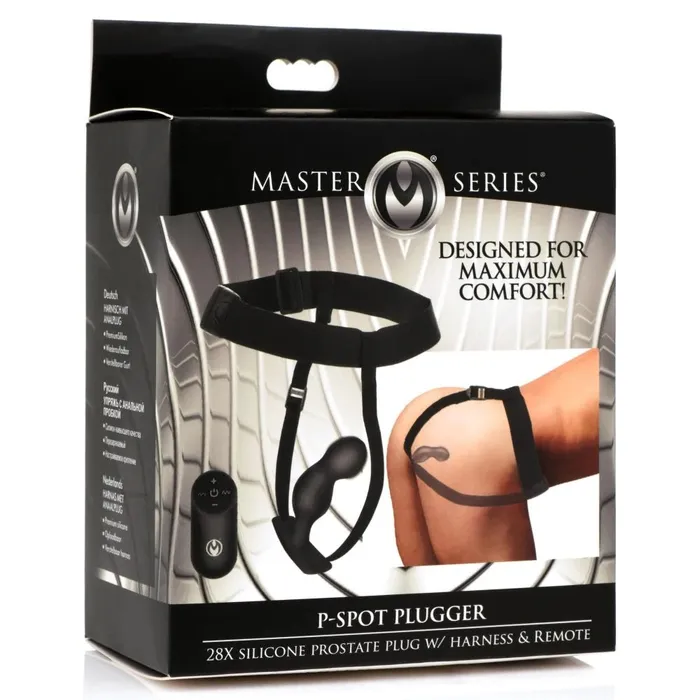 XR Brands Female Sex Toys Prostate Vibrator with Belt and Remote Pspot Plugger