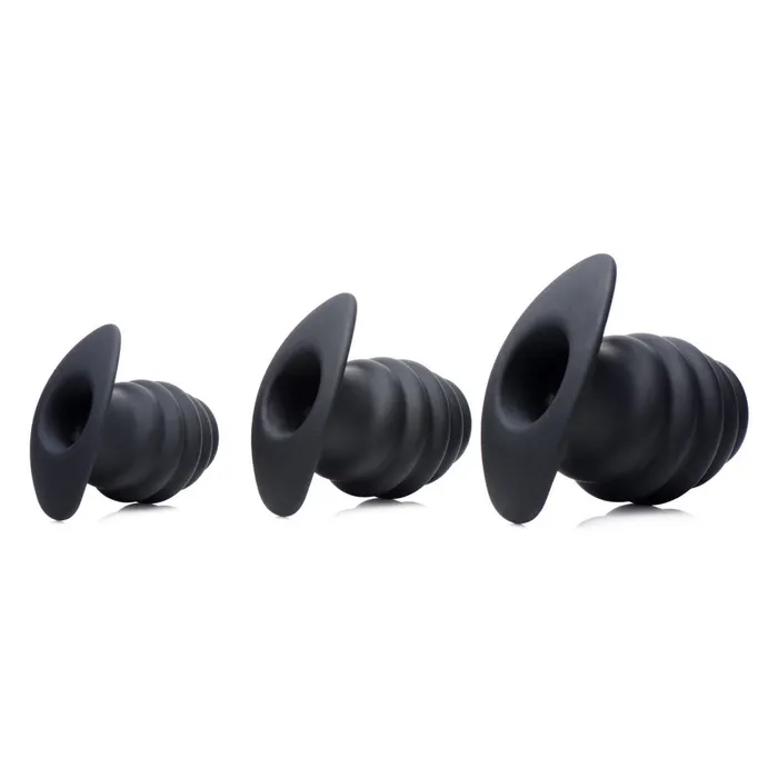 XR Brands Male Sex Toys Hive L Silicone Butt Plug with Hole