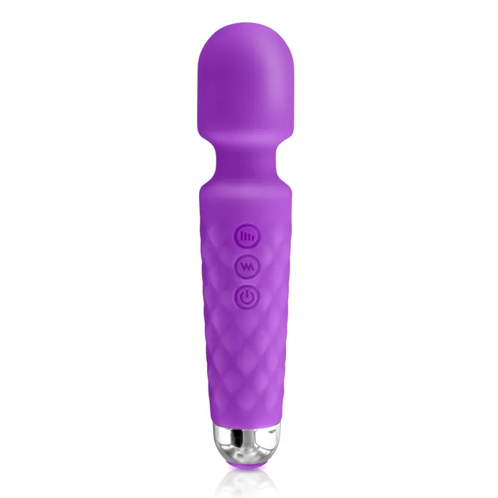 Yoba Vibrators Powerful rechargeable silicone massager Yoba Wandy purple