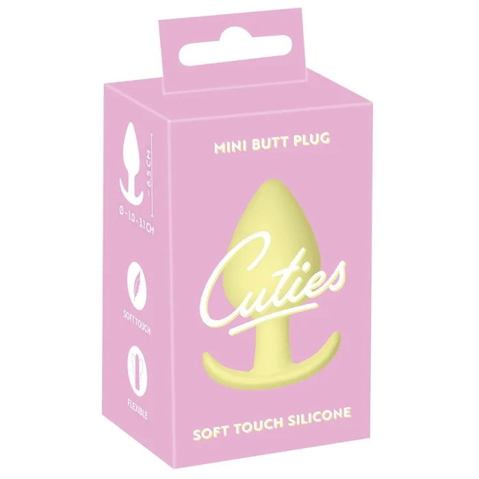 You2Toys Anal Cuties Yellow Small Silicone Butt Plug