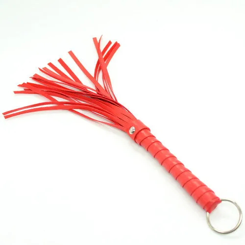 Adults Boutique Nicosia Vibrators Naughty Toys Red Mini Flogger 28 cm