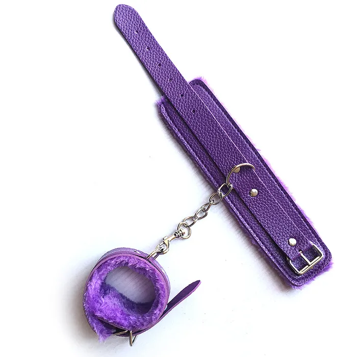 AMN BDSM 10 pcs Bondage Kit Fetish Restraint Set Purple Couples