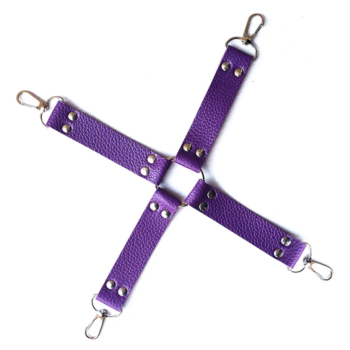 AMN BDSM 10 pcs Bondage Kit Fetish Restraint Set Purple Couples