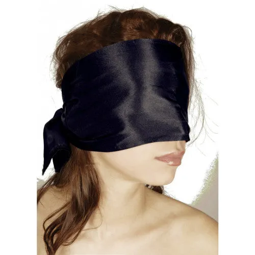 Anal Black Satin Blindfold Bad Kitty