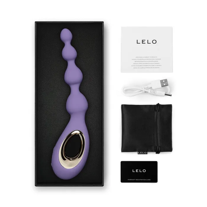 Anal Lelo Lelo Soraya Anal Beads Massager Violet Dusk