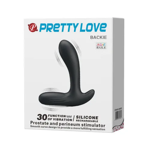 Anal Pretty Love Backie Silicone Rechargeable Prostate Massager Pretty Love