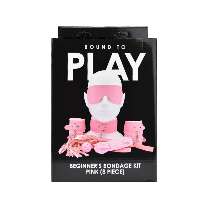 Bound to Play Beginners Bondage Kit Pink 8 Piece Bound To Play Couples