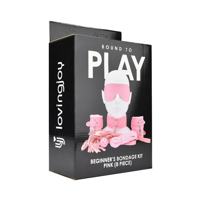 Bound to Play Beginners Bondage Kit Pink 8 Piece Bound To Play Couples