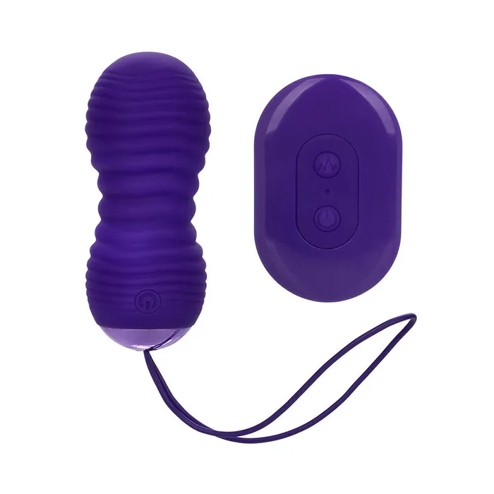 California Exotic Female Sex Toys Slay THRUSTME Remote Control Ribbed Bullet