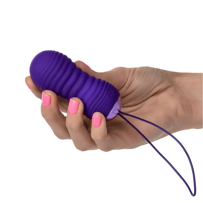 California Exotic Female Sex Toys Slay THRUSTME Remote Control Ribbed Bullet