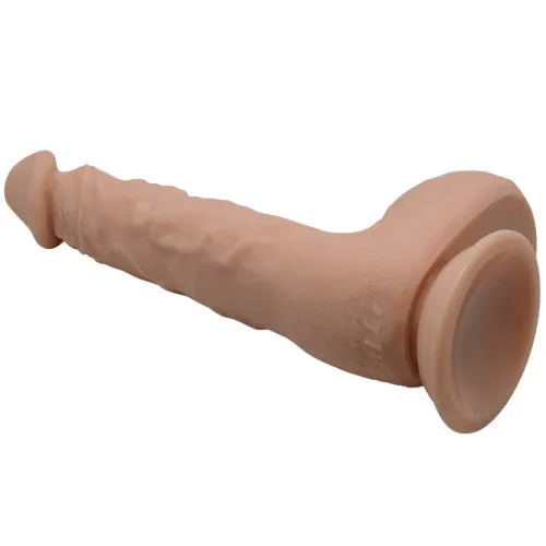 Dildos Baile Sex Toy Flesh White Cock Balls with Suction Beautiful Jason 25 X 4 cm