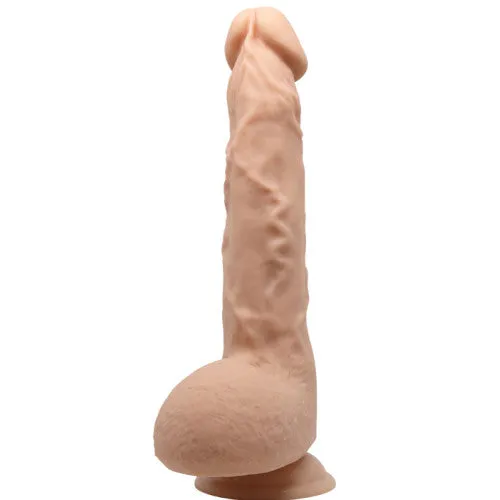 Dildos Baile Sex Toy Flesh White Cock Balls with Suction Beautiful Jason 25 X 4 cm