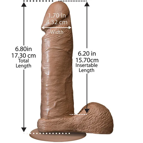 Dildos Doc Johnson The Realistic Cock 6 Inch Dildo Flesh Brown