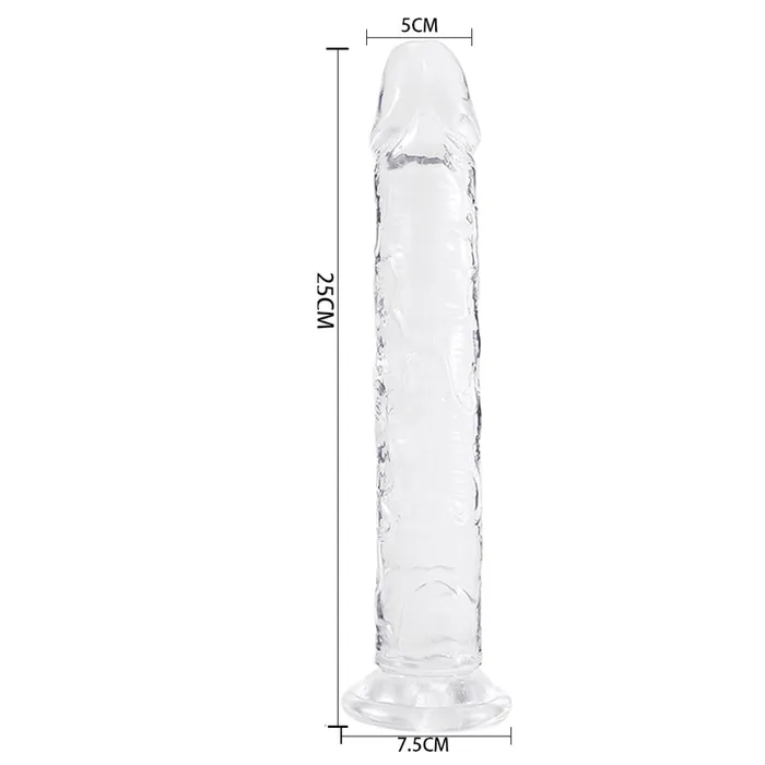 DY Crystal Jelly Realistic Dildo Clear 6 Size Optional DAYU Dildos