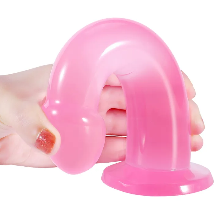 DY Pink Crystal Butt Plug Dildo 3 Size Options for Comfortable Fit DY Anal