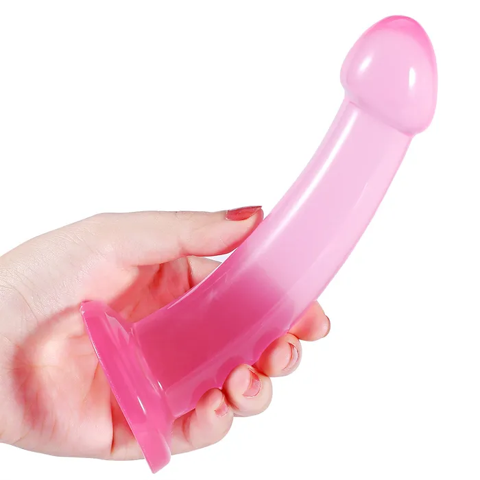 DY Pink Crystal Butt Plug Dildo 3 Size Options for Comfortable Fit DY Anal