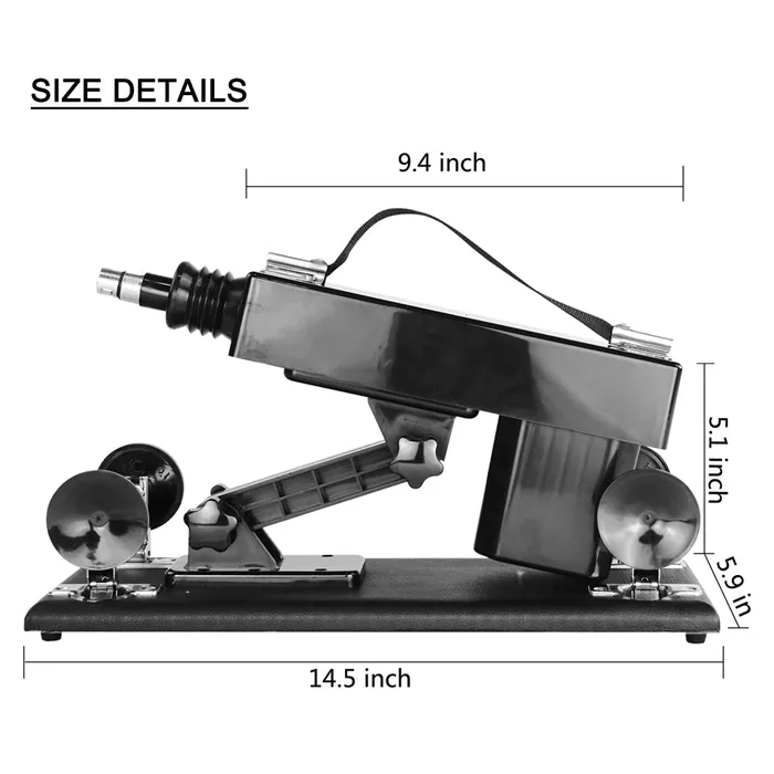 Female Sex Toys A6C Auto Thrusting Sex Machine with 5 Attachments Kit SexyPlay