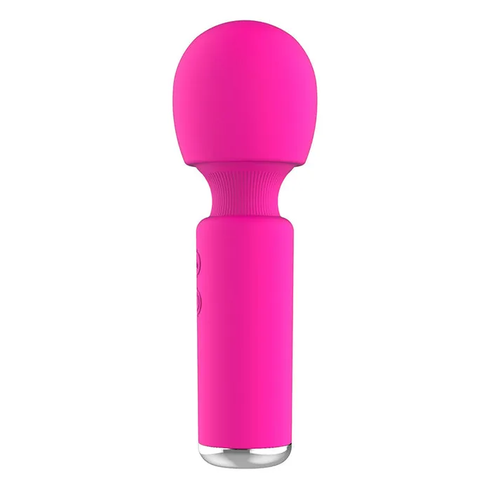 Female Sex Toys HC HC Silicone Mini Wand Massager Vibrator Rose