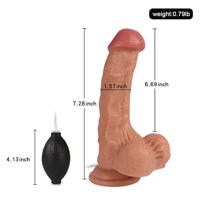 Female Sex Toys MD MD 185cm Ejaculating Squirting Dildo Sperm Cock with Suction Cup