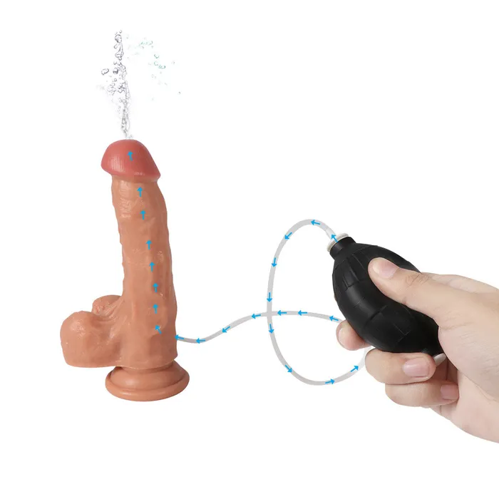 Female Sex Toys MD MD 185cm Ejaculating Squirting Dildo Sperm Cock with Suction Cup