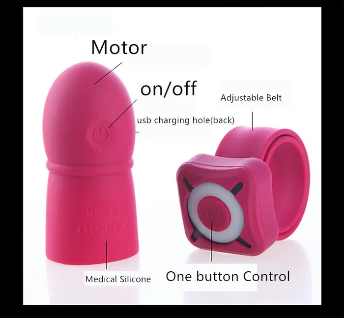 Female Sex Toys OTOUCH OTOUCH Remote Control Vibrating Penis Sleeve Extender Finger GSpot Vibrator