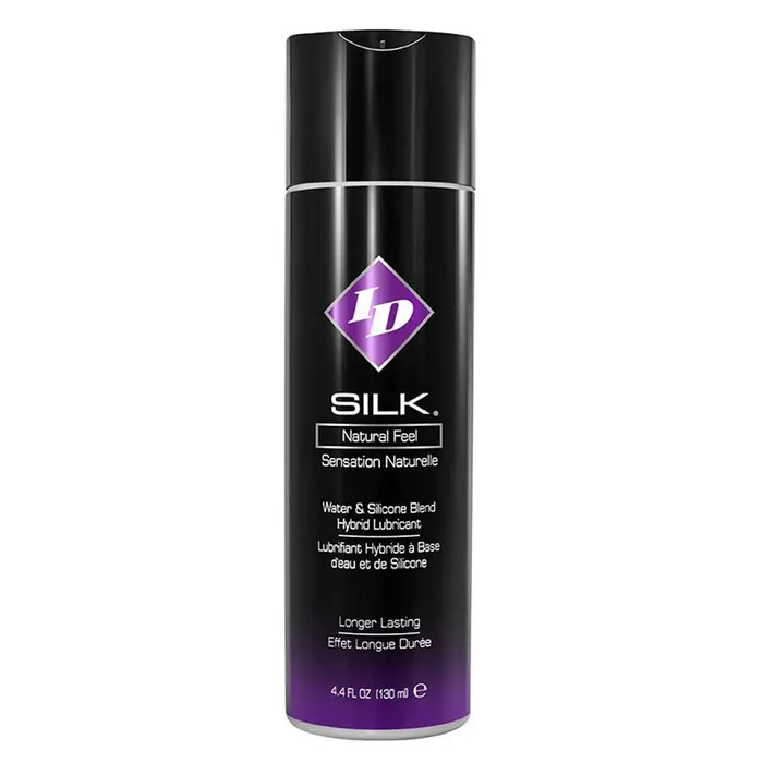 ID Silk Natural Feel Water Based Lubricant 44floz130mls ID Lube Sexual Health Wellbeing