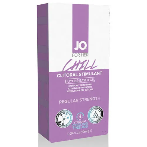 JO For Her Clitoral Stimulant Cooling Chill 10ml JO Female Sex Toys