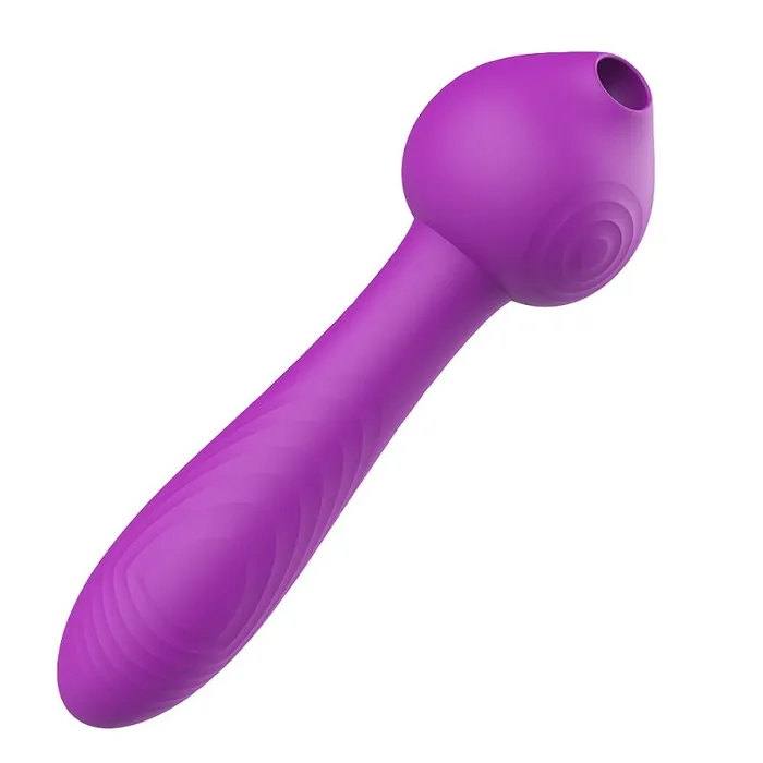 JRL Oral Suction GSpot Vibrator Dildo Purple Pleasure Stimulator JRL Female Sex Toys