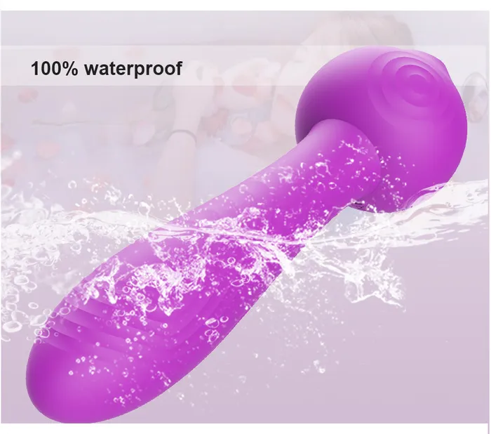 JRL Oral Suction GSpot Vibrator Dildo Purple Pleasure Stimulator JRL Female Sex Toys