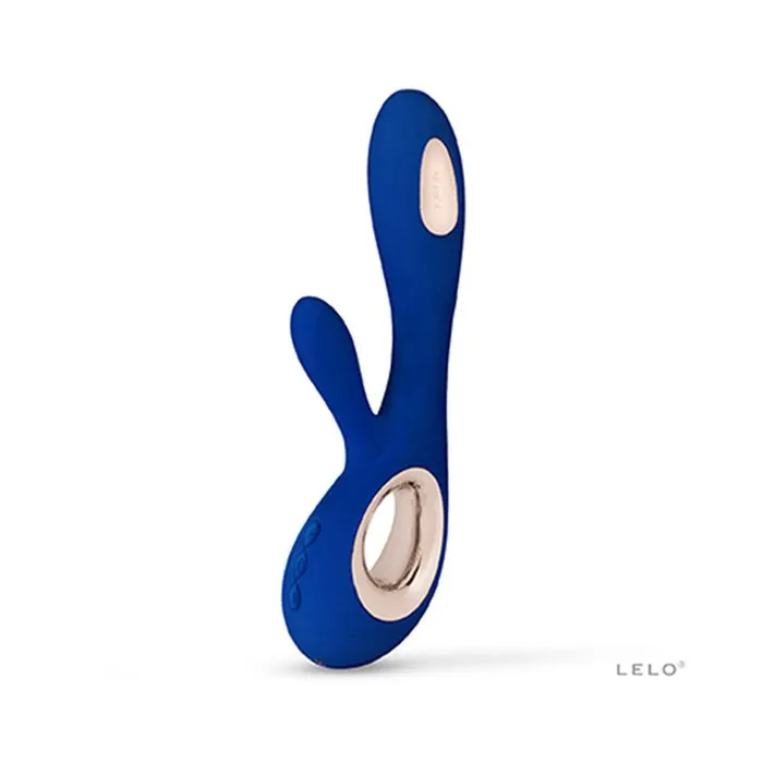 Lelo Soraya Wave Midnight Blue Dual Rechargeable Vibrator Lelo Vibrators