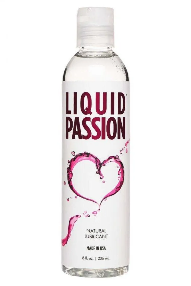 Liquid Passion Natural Lubricant 8oz 16oz 34oz Sex On the Go Sexual Health Wellbeing