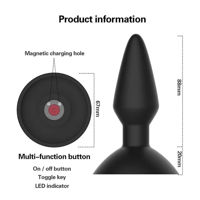 Magic Motion Equinox App Control Vibrating Anal Plug Butt Plug Magic Motion Male Sex Toys