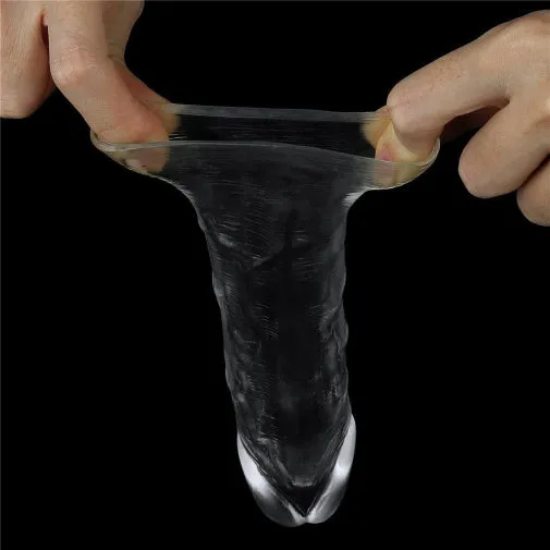 Male Sex Toys LOVETOY Flawless Clear Penis Sleeve Add 1 LOVETOY