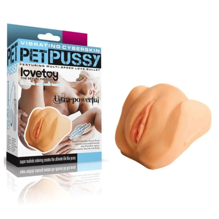 Male Sex Toys LOVETOY LOVETOY Vibrating Pet Pussy Realistic Male Masturbator