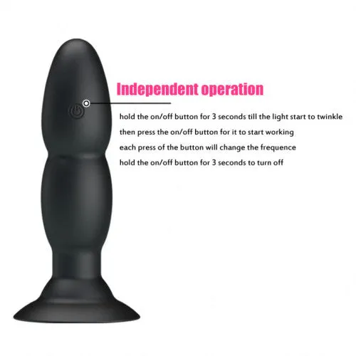 Male Sex Toys Pretty Love Pretty Love Rechargeable Butt Plug with Remote Control