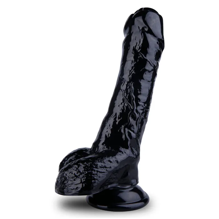 MD 20cm Foreskin Baby Crystal Realistic Dildo Black MD Female Sex Toys