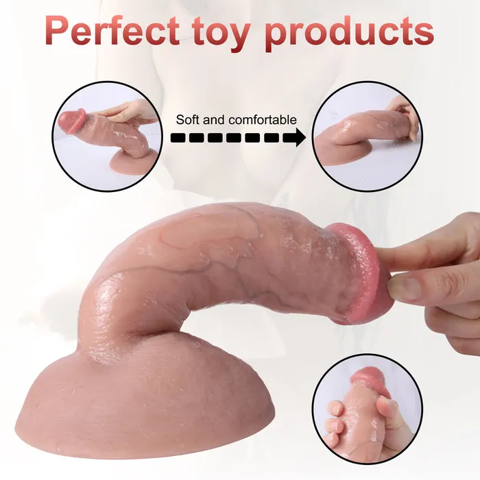 MD 787 Realistic Silicone Dildo Medium MD Dildos