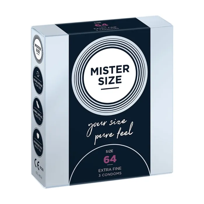 Mister Size 64mm Condoms 3 Pieces Mister Size Male Sex Toys