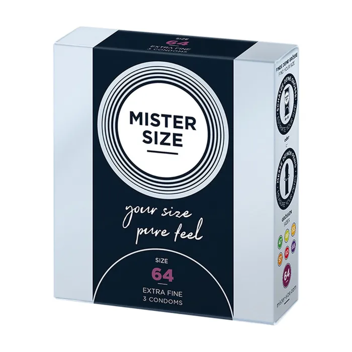 Mister Size 64mm Condoms 3 Pieces Mister Size Male Sex Toys