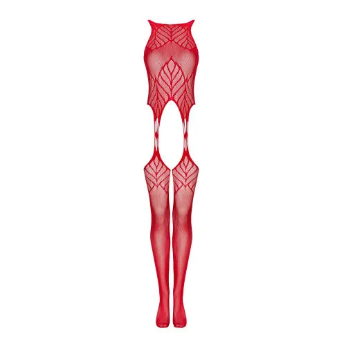 Obsessive Obsessive N122 Red Bodystocking OS Vibrators