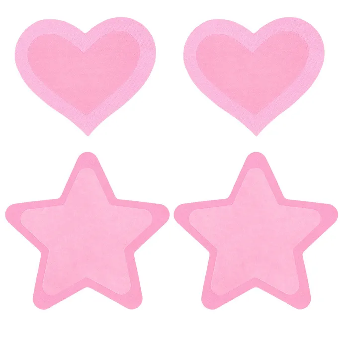 Peekaboo Pasties Hot Pink Glow in the Dark Peekaboos Dildos