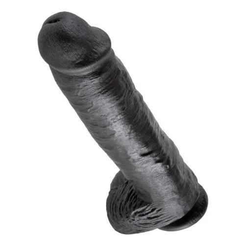 Pipedream King Cock 11 inch Cock with Balls Black Dildos