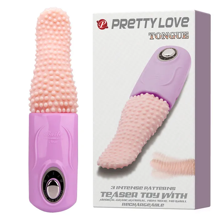 Pretty Love Vibrators PRETTY LOVE Tongue Licking Vibrator