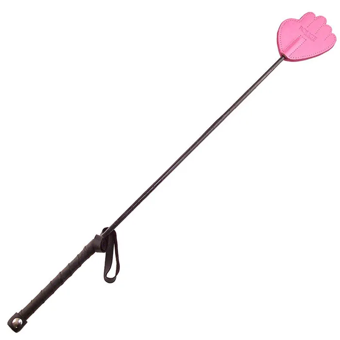 Rouge Garments Vibrators Rouge Garments Hand Riding Crop Pink