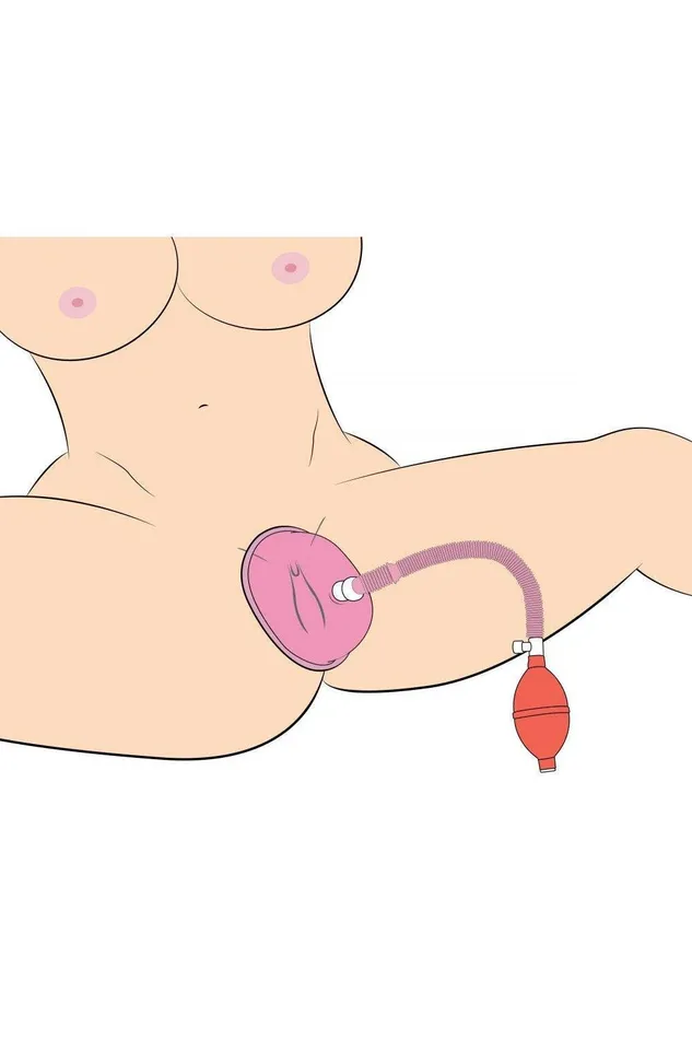 Sex On the Go Vaginal Pump with 5 Inch Large Cup Male Sex Toys