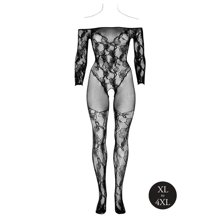 Shots Toys Female Sex Toys Le Desir Bodystocking With Off Shoulder Long Sleeves