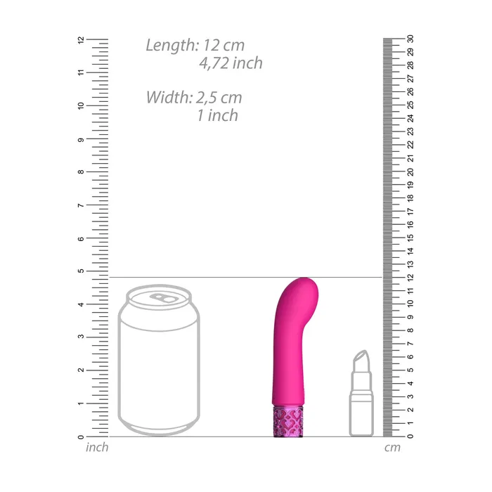 Shots Toys Female Sex Toys Royal Gems Bijou Rechargeable Silicone Bullet Pink